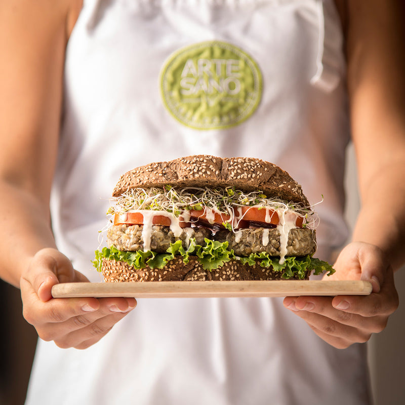 Hamburguesas de Lentejas y Champiñones Sanúa 5 und