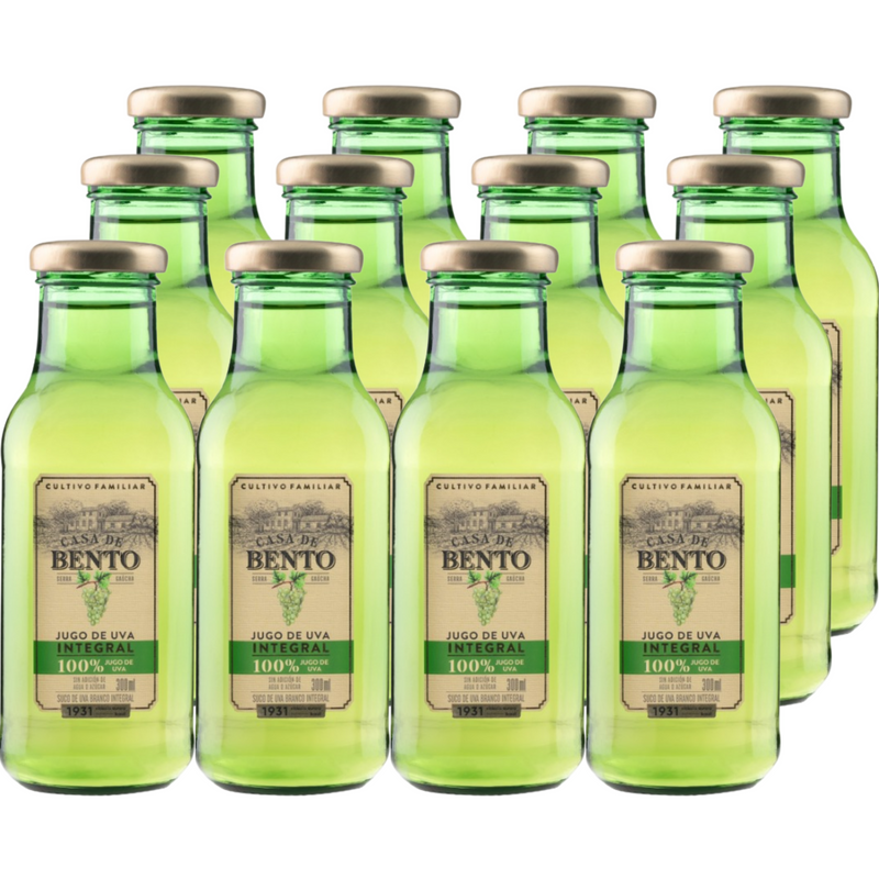 Pack Jugo de Uva Blanco Casa de Bento 12 und x 300ml