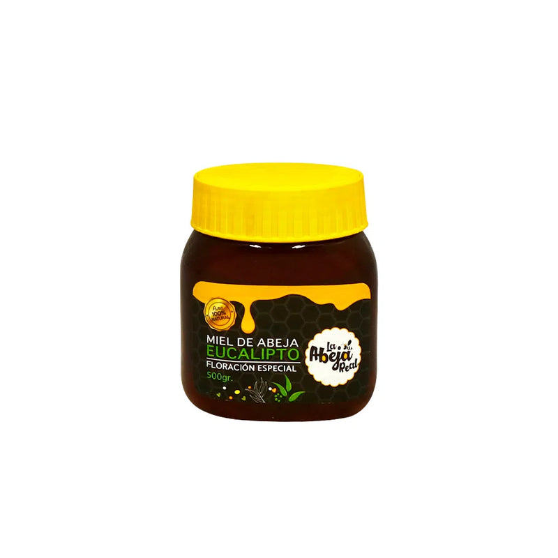 Miel de Abeja pasteurizada floración Eucalipto La Abeja Real 300g