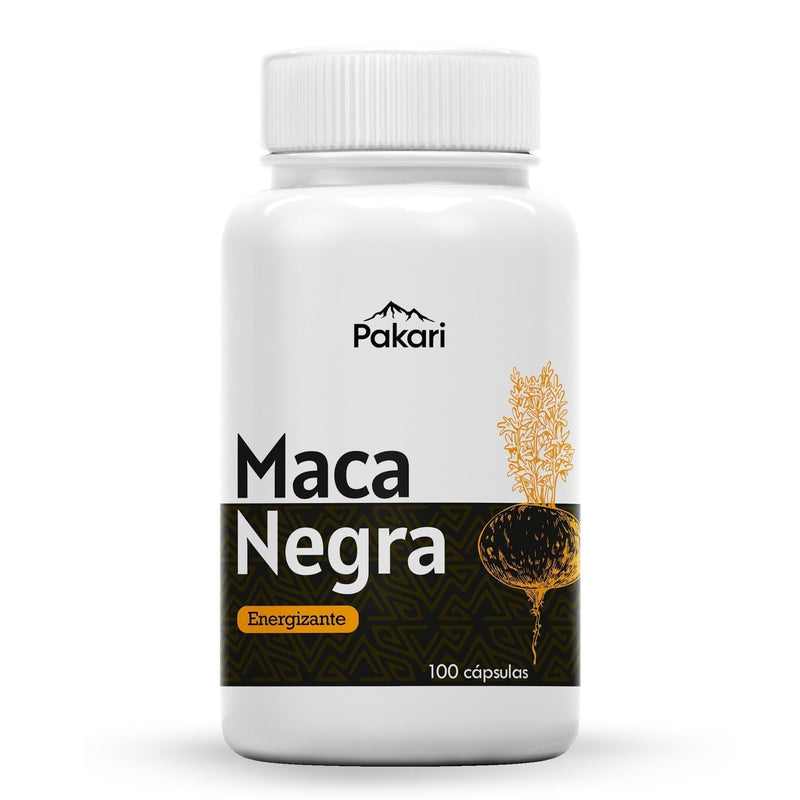 Maca Negra en cápsulas Pakari Nutrition 100und