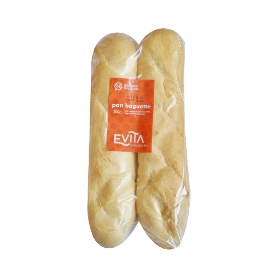 Pan baguette sin gluten Evita 300g