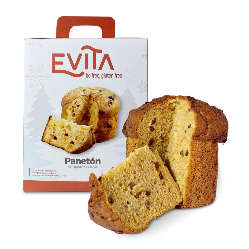 Panetón sin gluten, sin lactosa Evita 650g