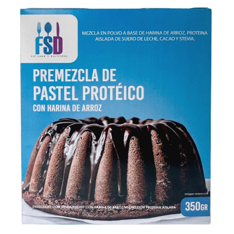 Premezcla de Pastel Proteico Fit Sano y Delicioso 350g