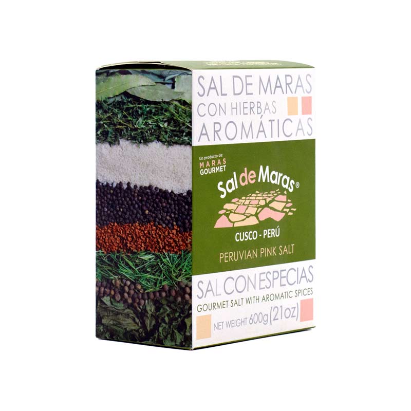 Sal de Maras con Especies Maras Gourmet Caja 600g