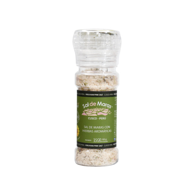 Sal de Maras con Especias en Moledor Recargable Maras Gourmet 100g