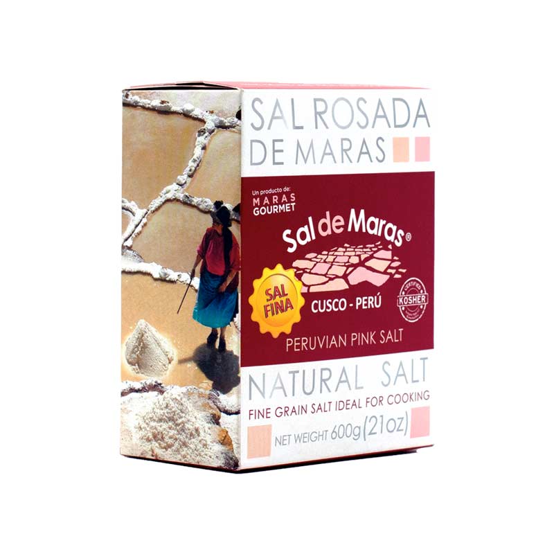 Sal de Maras grano Fino Maras Gourmet Caja 600g