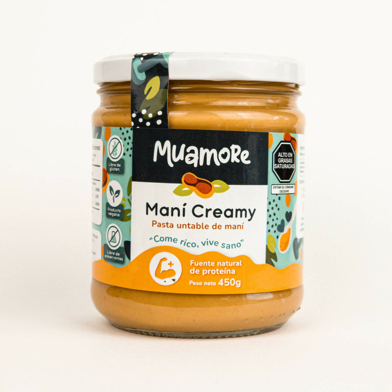 Mantequilla de Mani Creamy Muamore 450g