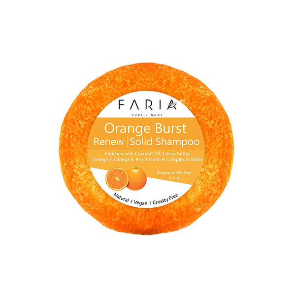 shampoo sólido ORANGE Faria