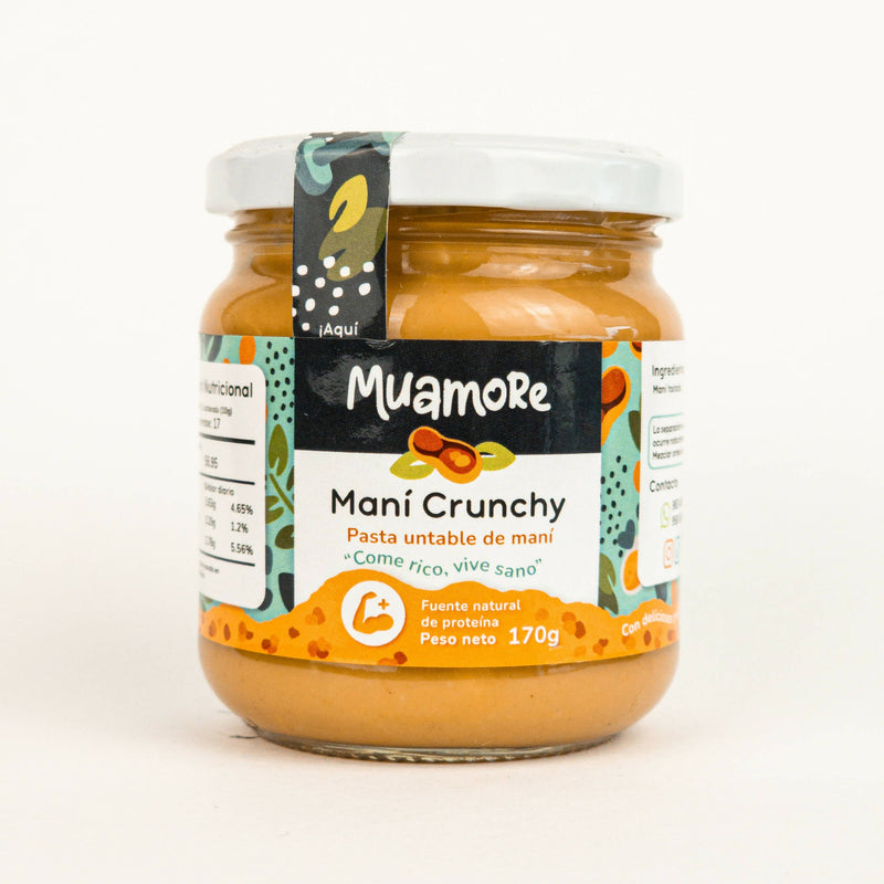 Mantequilla de Mani Crunchy Muamore 170g