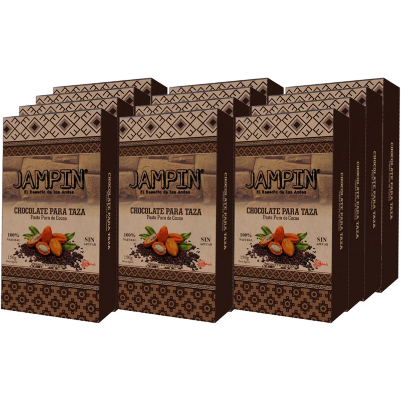 Chocolate para taza pasta pura de cacao  Jampin 150g