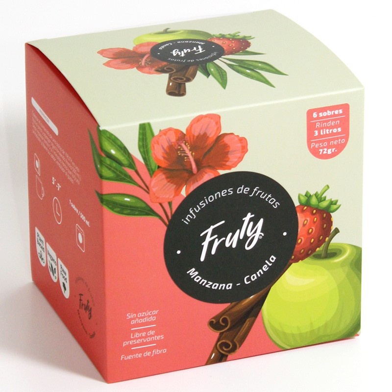 Infusiones de Manzana y Canela Fruty x 6 unid