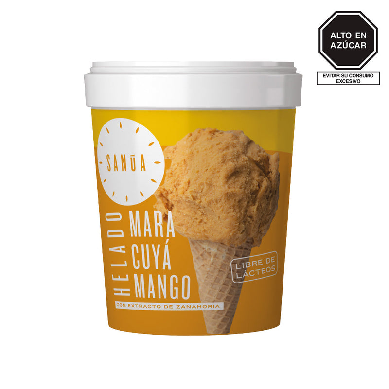 Helado Maracuyá y Mango Sanúa 16oz