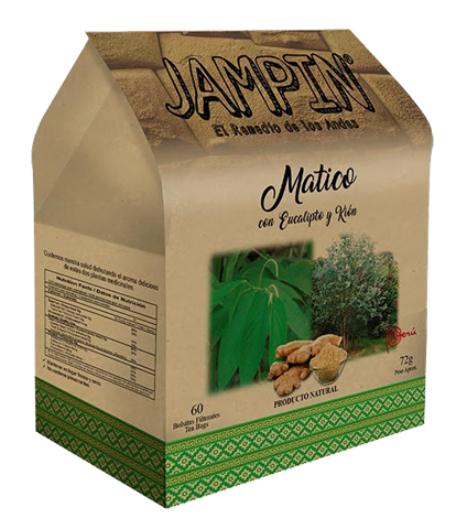 Infusión Matico con eucalipto y kion  Jampin 60 sobres