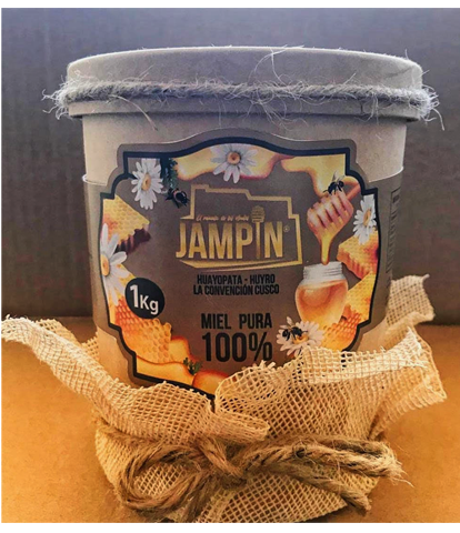 Miel de abeja pasteurizada de Cusco  Jampin 500g