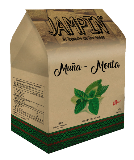 Infusión de muña con menta  Jampin 25 sobres