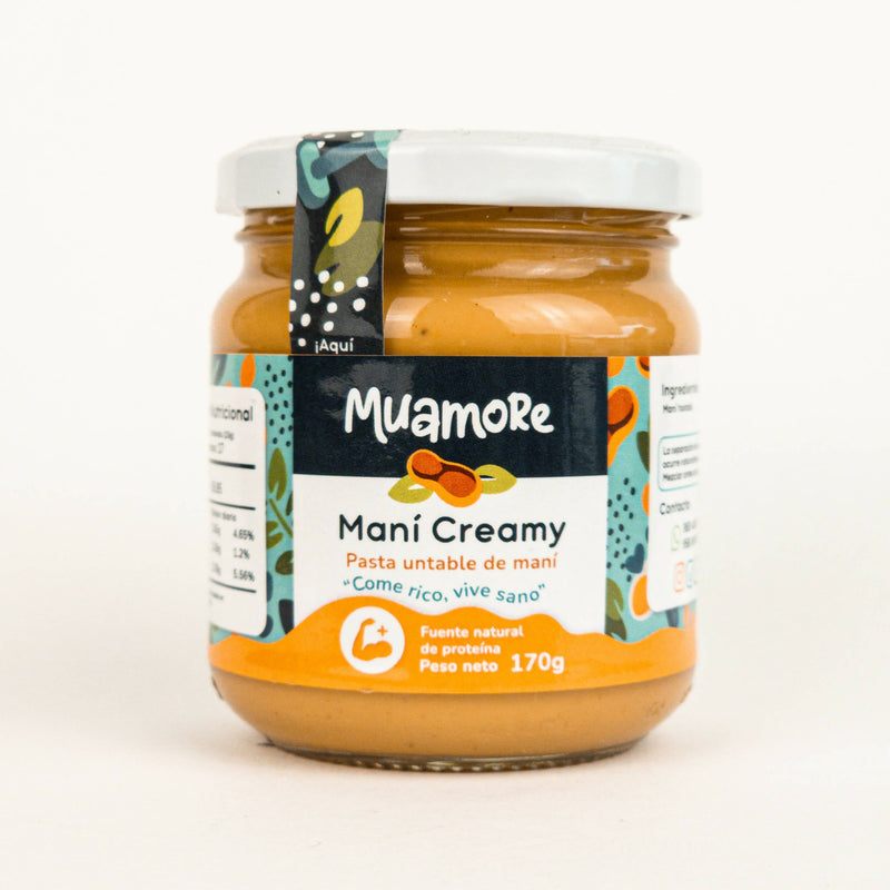 Mantequilla de Mani Creamy Muamore 170g