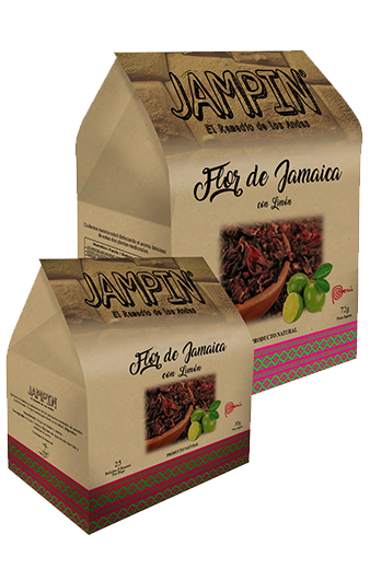 Infusión Flor de Jamaica con limon  Jampin 25 sobres