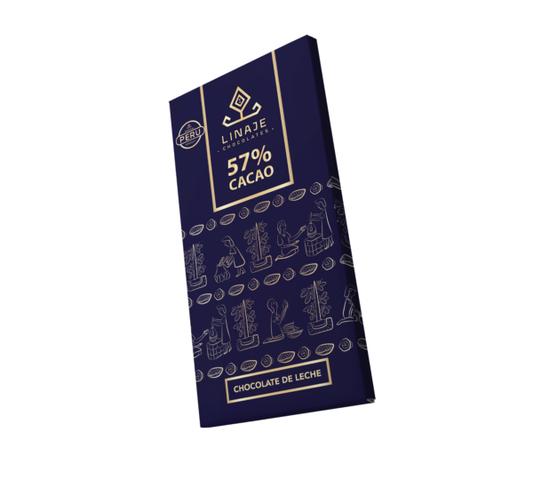 Tableta Chocolate con leche 57% Cacao Linaje 100g