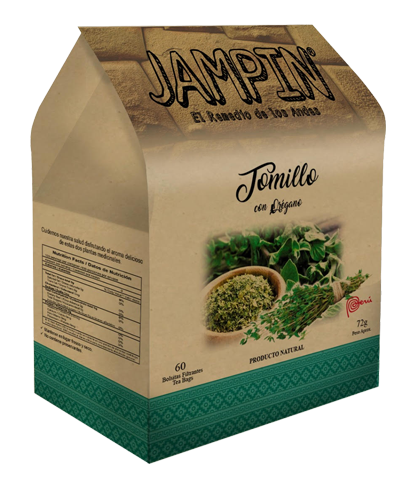 Infusión Tomillo con oregano  Jampin 60 sobres