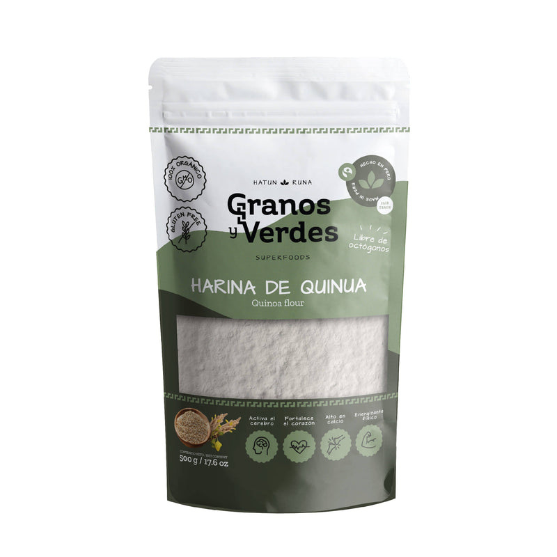 Harina de Quinua Granos y Verdes 500g