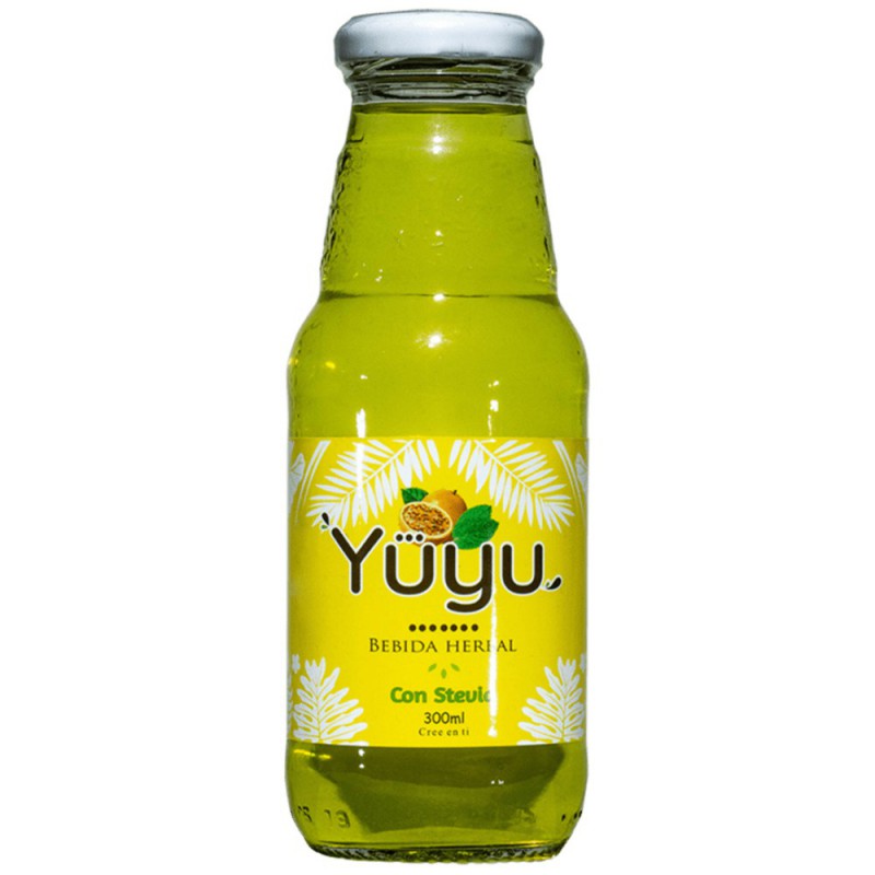 Pack Bebida herbal sabor maracuyá y menta Yuyu 12 x 300ml