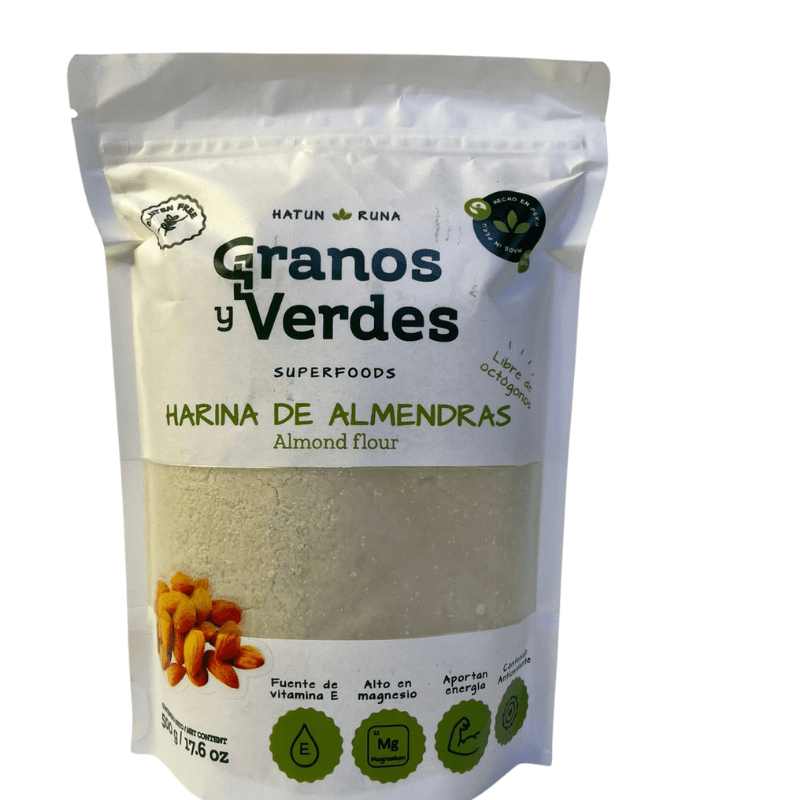 Harina de Almendra Granos y Verdes 500g